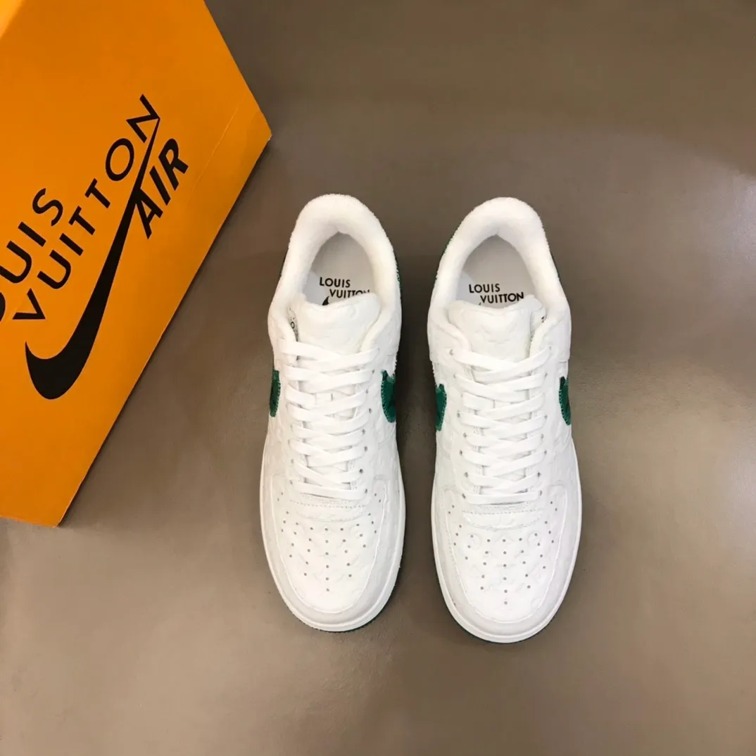 Men's shoes 💰p420 "*OUIS *UITTO*" x OFF-WHITE x Nike tripartite collaboration! Trendy and cool men's casual sports shoes with unrivaled color matching. The design idea basically continues the style of THE TEN. The Swoosh line and tongue label have a very familiar visual effect and are both fashionable and trendy! A must-have for fashionistas! The effect on your feet is absolutely stunning! (The original drawer packaging accessories are complete) Code number 38-45